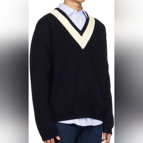 Tiger of Sweden Navy Puck Sweater - Picture 3 of 4